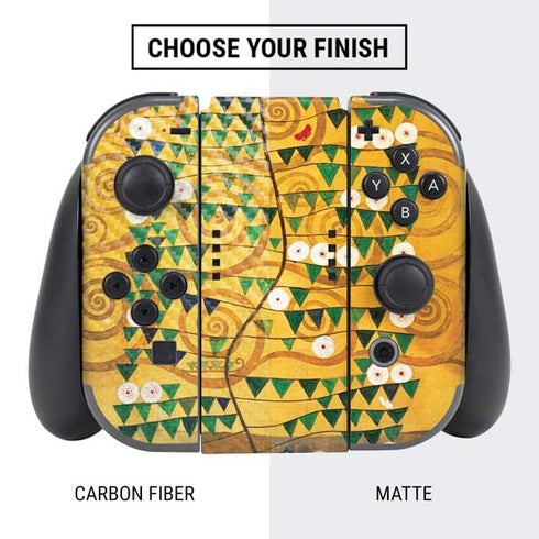 Gustav Klimt Tree of Life Nintendo Switch Bundle Skin