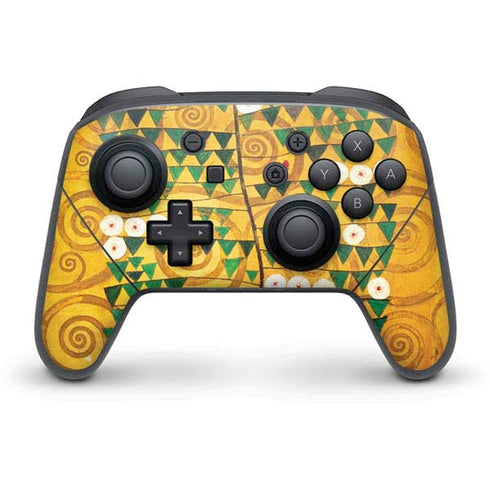 Gustav Klimt Tree of Life Nintendo Switch Pro Controller Skin