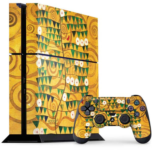 Gustav Klimt Tree of Life PS4 Console and Controller Bundle Skin