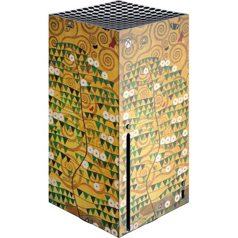Gustav Klimt Tree of Life Xbox Series X Console Skin
