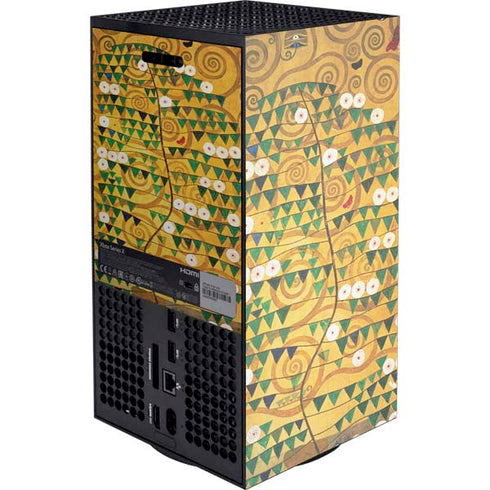 Gustav Klimt Tree of Life Xbox Series X Console Skin