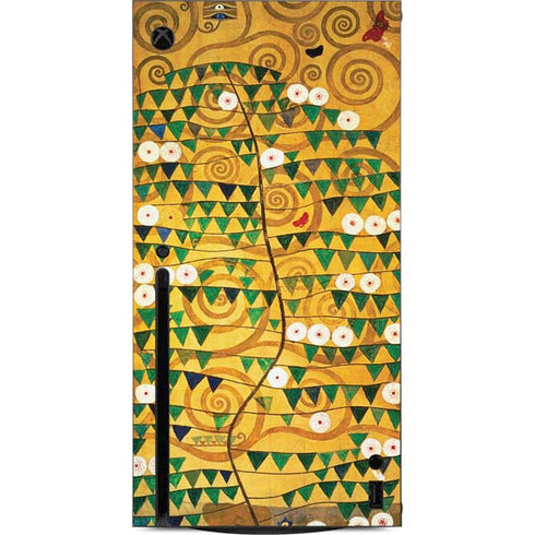 Gustav Klimt Tree of Life Xbox Series X Console Skin