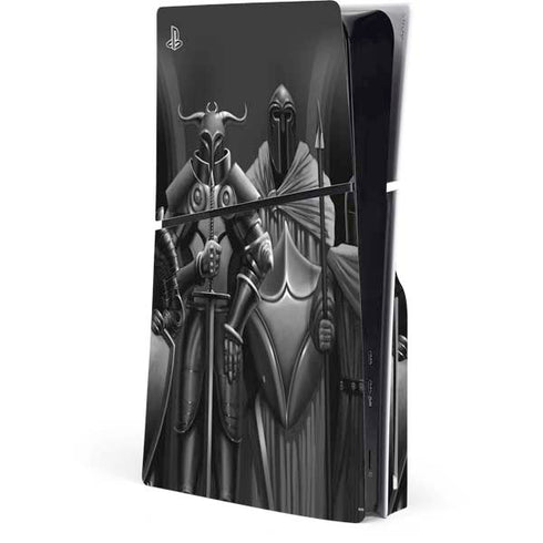 Knights by LA Williams PS5 Slim Disk Console Skin