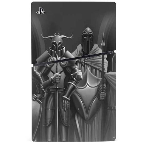 Knights by LA Williams PS5 Slim Disk Console Skin