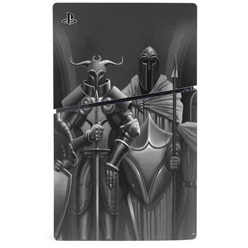 Knights by LA Williams PS5 Slim Digital Edition Console Skin