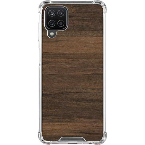 Kona Wood Galaxy A12 Clear Case