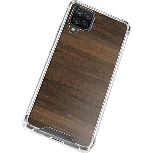 Kona Wood Galaxy A12 Clear Case