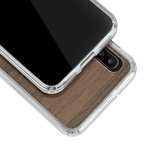 Kona Wood Galaxy A20 Clear Case