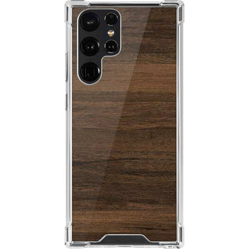 Kona Wood Galaxy S22 Ultra Clear Case