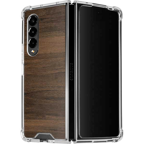 Kona Wood Galaxy Z Fold4 5G Clear Case