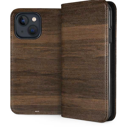 Kona Wood iPhone 13 Folio Case