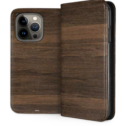 Kona Wood iPhone 13 Pro Folio Case