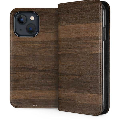 Kona Wood iPhone 14 Folio Case