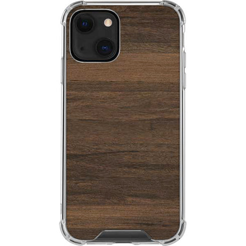 Kona Wood iPhone 14 Plus Clear Case
