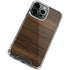 Kona Wood iPhone 14 Pro Clear Case