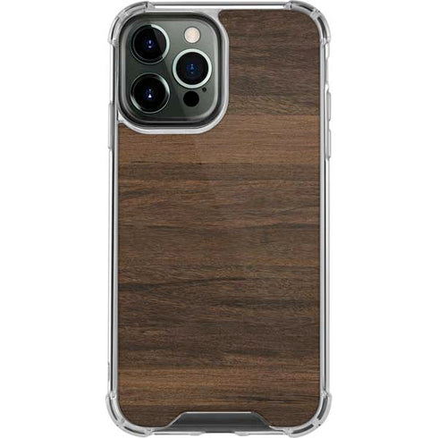 Kona Wood iPhone 14 Pro Max Clear Case