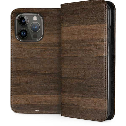 Kona Wood iPhone 15 Pro Folio Case