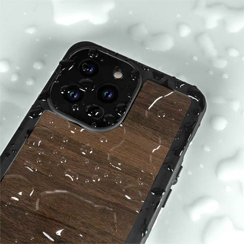 Kona Wood iPhone 15 Pro Waterproof Case