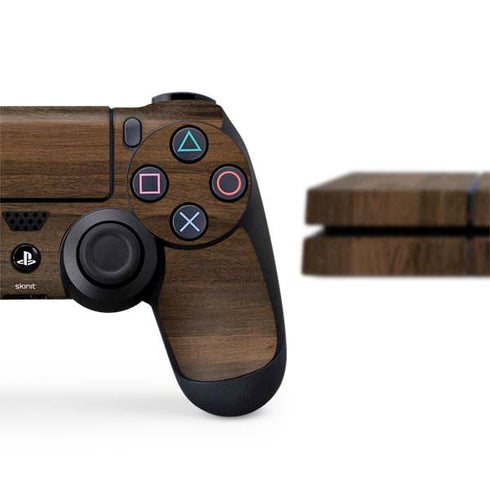 Kona Wood PS4 Console and Controller Bundle Skin