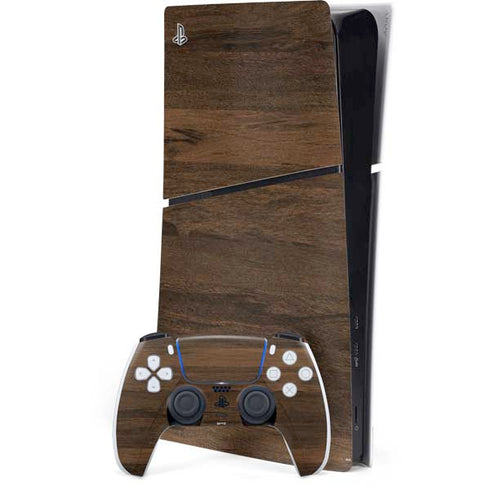 Kona Wood PS5 Slim Digital Edition Bundle Skin