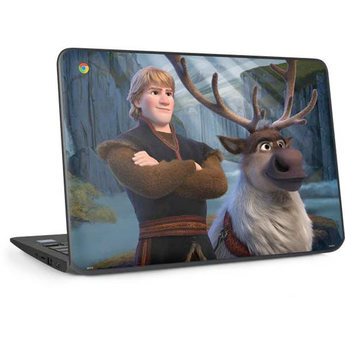 Disney Frozen II Kristoff and Sven HP Chromebook Skin