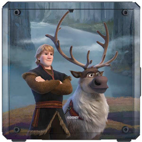 Disney Frozen II Kristoff and Sven Cooler Master MasterBox Q300L Mini Tower Skin