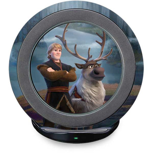 Disney Frozen II Kristoff and Sven Fast Charge Wireless Charging Stand Skin