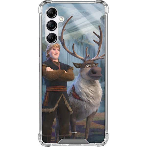 Disney Frozen II Kristoff and Sven Galaxy A15 5G Clear Case