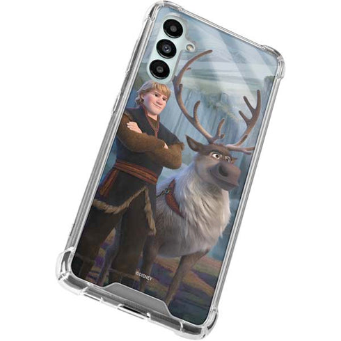 Disney Frozen II Kristoff and Sven Galaxy A15 5G Clear Case