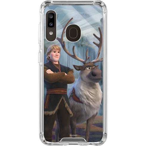 Disney Frozen II Kristoff and Sven Galaxy A30 Clear Case