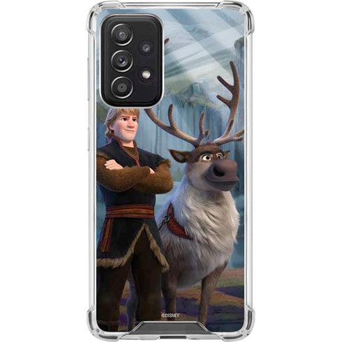 Disney Frozen II Kristoff and Sven Galaxy A52 5G Clear Case