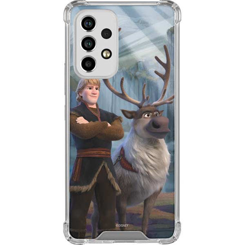 Disney Frozen II Kristoff and Sven Galaxy A53 5G Clear Case