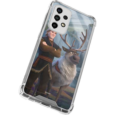 Disney Frozen II Kristoff and Sven Galaxy A53 5G Clear Case