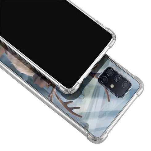 Disney Frozen II Kristoff and Sven Galaxy A71 5G Clear Case