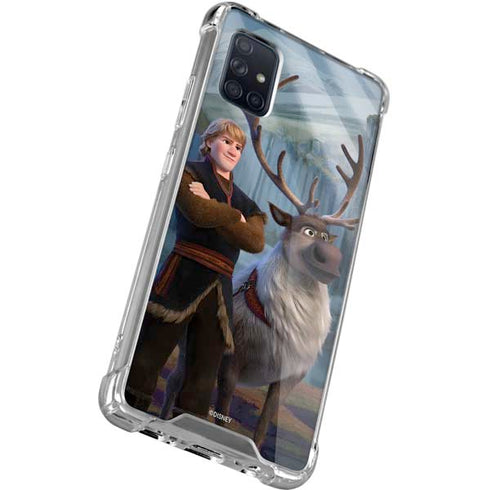 Disney Frozen II Kristoff and Sven Galaxy A71 5G Clear Case