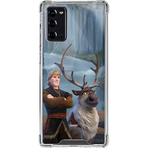 Disney Frozen II Kristoff and Sven Galaxy Note20 5G Clear Case