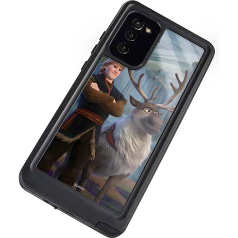 Disney Frozen II Kristoff and Sven Galaxy Note20 5G Waterproof Case