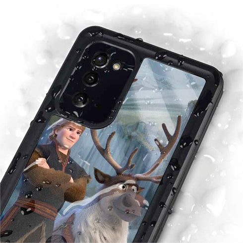 Disney Frozen II Kristoff and Sven Galaxy Note20 5G Waterproof Case