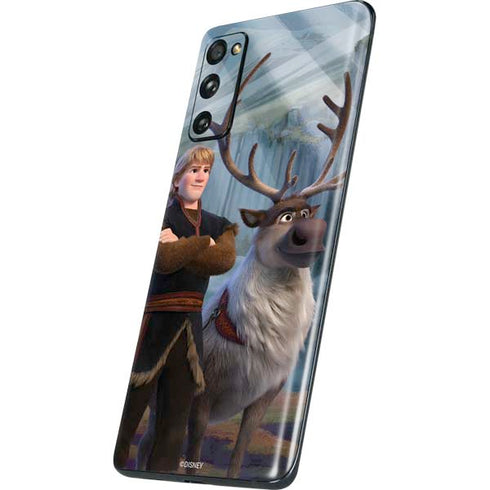 Disney Frozen II Kristoff and Sven Galaxy S20 Fan Edition Skin