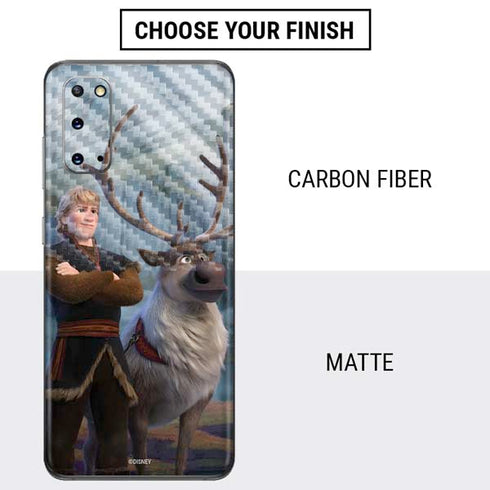 Disney Frozen II Kristoff and Sven Galaxy S20 Skin