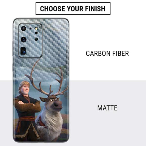 Disney Frozen II Kristoff and Sven Galaxy S20 Ultra 5G Skin