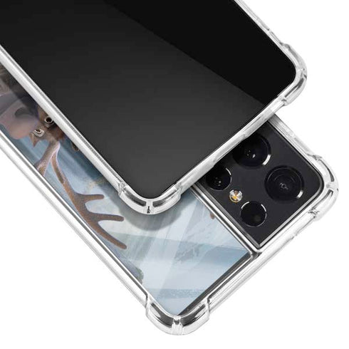 Disney Frozen II Kristoff and Sven Galaxy S21 Ultra 5G Clear Case