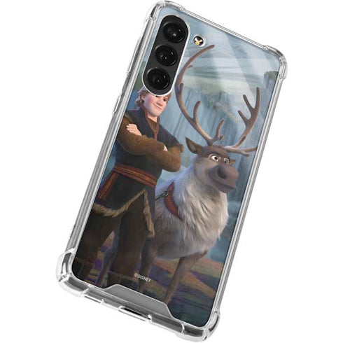 Disney Frozen II Kristoff and Sven Galaxy S23 Plus Clear Case