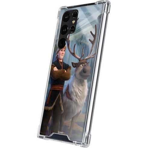 Disney Frozen II Kristoff and Sven Galaxy S24 Ultra Clear Case