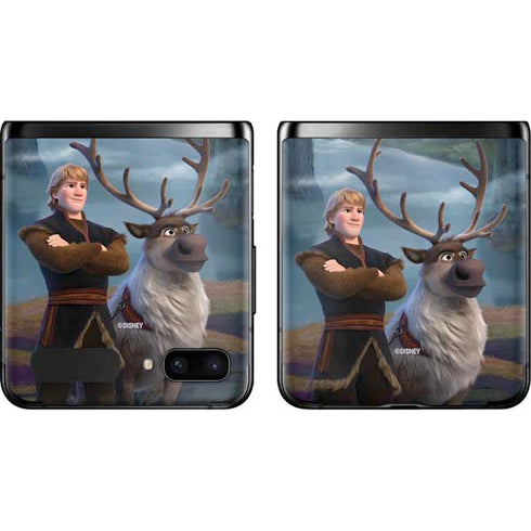 Disney Frozen II Kristoff and Sven Galaxy Z Flip Skin