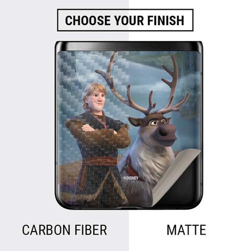 Disney Frozen II Kristoff and Sven Galaxy Z Flip Skin