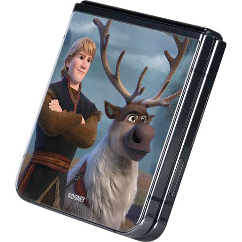Disney Frozen II Kristoff and Sven Galaxy Z Flip5 5G Skin