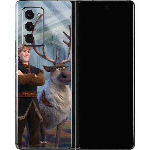 Disney Frozen II Kristoff and Sven Galaxy Z Fold2 5G Skin