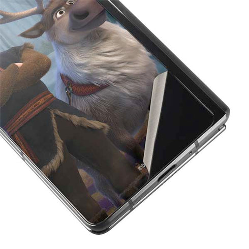 Disney Frozen II Kristoff and Sven Galaxy Z Fold2 5G Skin