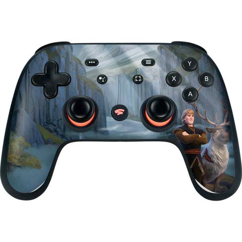 Disney Frozen II Kristoff and Sven Google Stadia Controller Skin